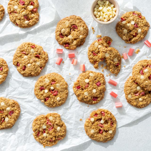 Rhubarb cookies